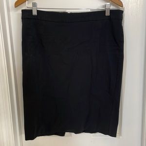 Bisou Bisou Black Straight Skirt Sz 8